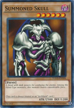 SJ Summoned Skull - YGLD-ENA06 - Common Unlimited Yugi&#39;s Exodia Deck Unlimited (YGLD-ENA)