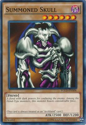SJ Summoned Skull - YGLD-ENA06 - Common Unlimited Yugi&#39;s Exodia Deck Unlimited (YGLD-ENA)