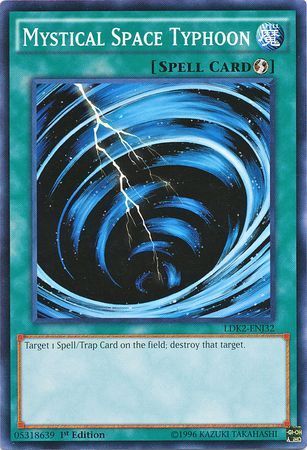 SJ Mystical Space Typhoon - LDK2-ENJ32 - Common 1st Edition Legendary Decks II - Joey
