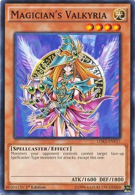 SJ Magician&#39;s Valkyria - LDK2-ENY17 - Common 1st Edition Legendary Decks II - Yugi (Espanol)