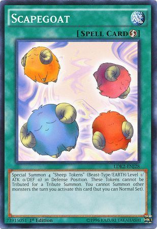 SJ Scapegoat - LDK2-ENJ28 - Common 1st Edition Legendary Decks II - Joey