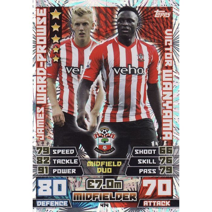 James Ward Prowse Victor Wanyama Topps Match Attax