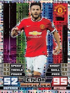 Juan Mata Topps Match Attax