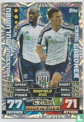 Youssouf Mulumbu Craig Gardner Topps Match Attax