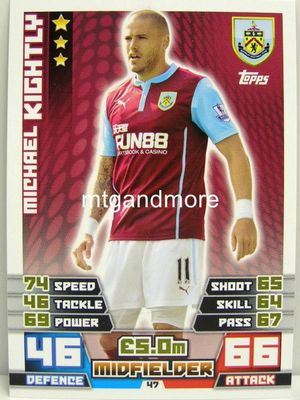 Michael Kightly Topps Match Attax