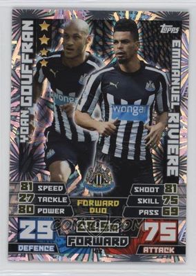 Yoan Gouffran Emmanuel Riviere Topps Match Attax