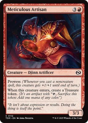 Meticulous Artisan - Tarkir: Dragonstorm (TDM) Tarkir: Dragonstorm