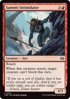 Summit Intimidator - Tarkir: Dragonstorm (TDM) Tarkir: Dragonstorm
