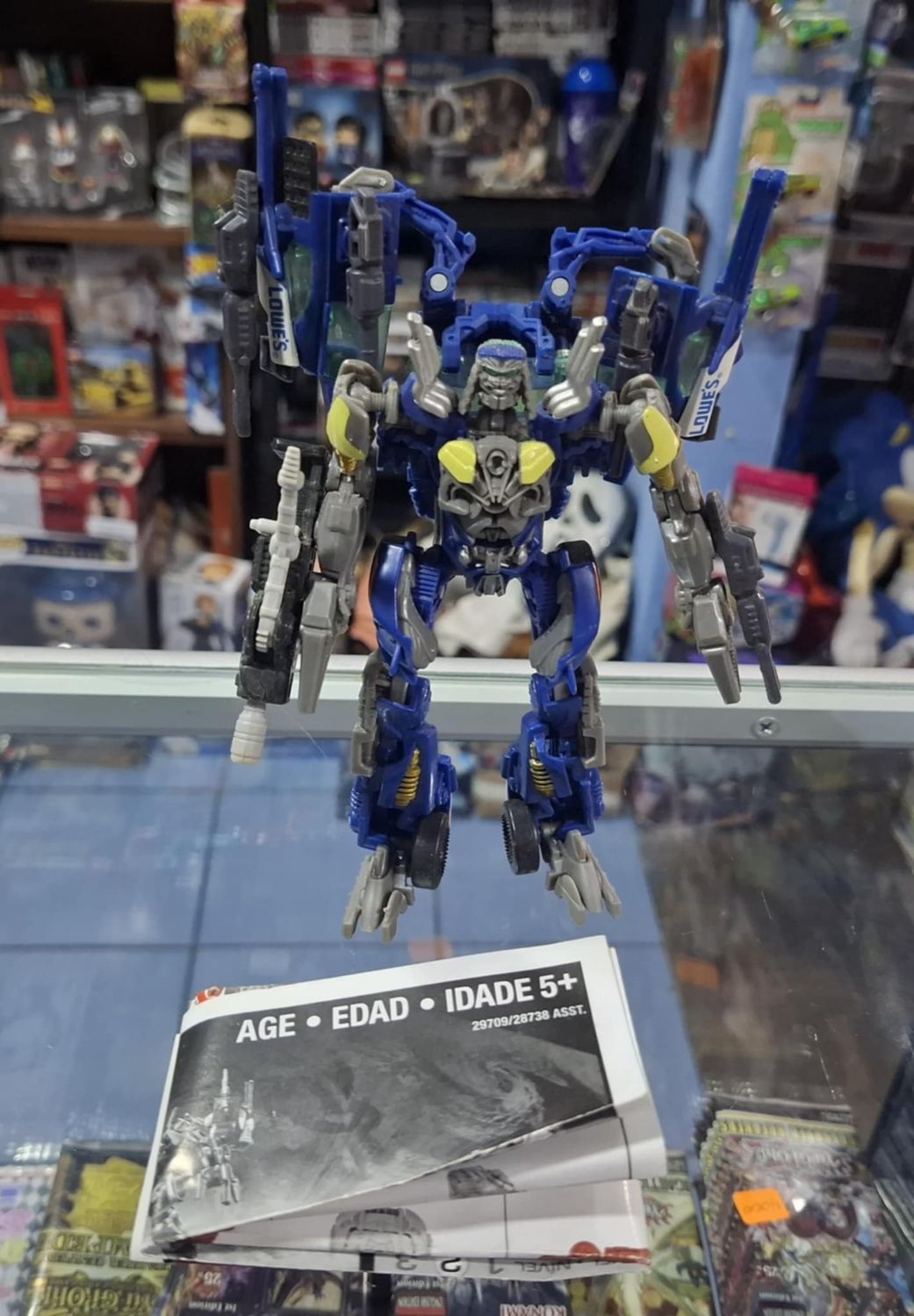 SJ Transformers Figura Top Spin Figura