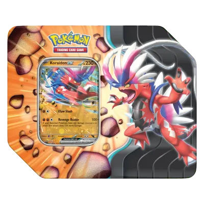 SJ Slashing Legends Tin Pokemon TCG Koraidon Nuevo Sellado