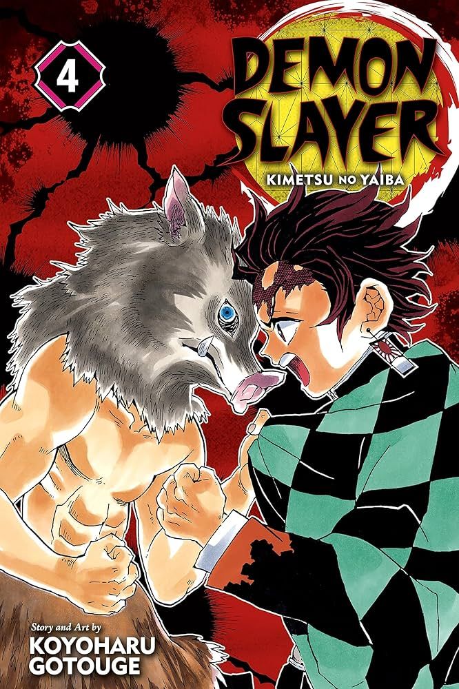 BAF1 Kimetsu no Yaiba Manga Volumen 4 Espanol Panini