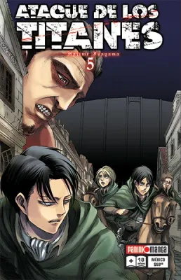 BAF1 Shingeki no Kyojin Manga Volumen 5 Espanol Norma