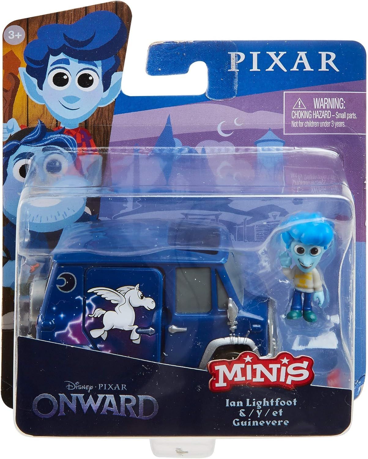 SJ Onward Figura Ian Lightfoot Guinevere Figura Pixar Minis en Caja Abierta