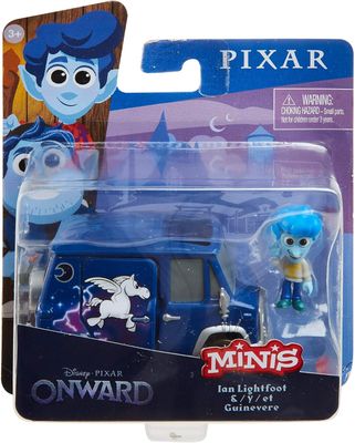 SJ Onward Figura Ian Lightfoot Guinevere Figura Pixar Minis en Caja Abierta