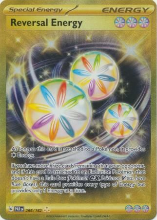 SJ Reversal Energy - 266/182 - Gold Secret Scarlet &amp; Violet: Paradox Rift Singles