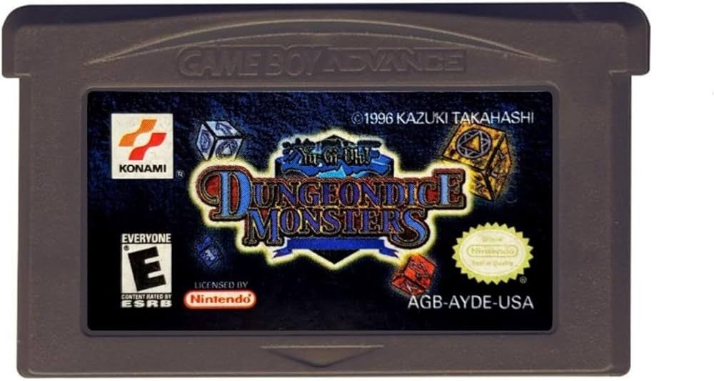 SJ Yugioh Dungeon Dice Monsters Nintendo Game Boy Advance Cartucho