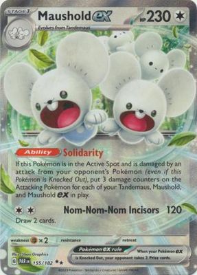 SJ Maushold ex - 155/182 - Ultra Rare Scarlet &amp; Violet: Paradox Rift Singles