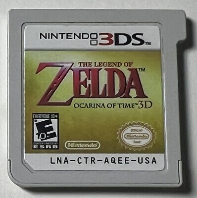 SJ The Legend of Zelda Ocarina of Time Nintendo 3ds Cartucho