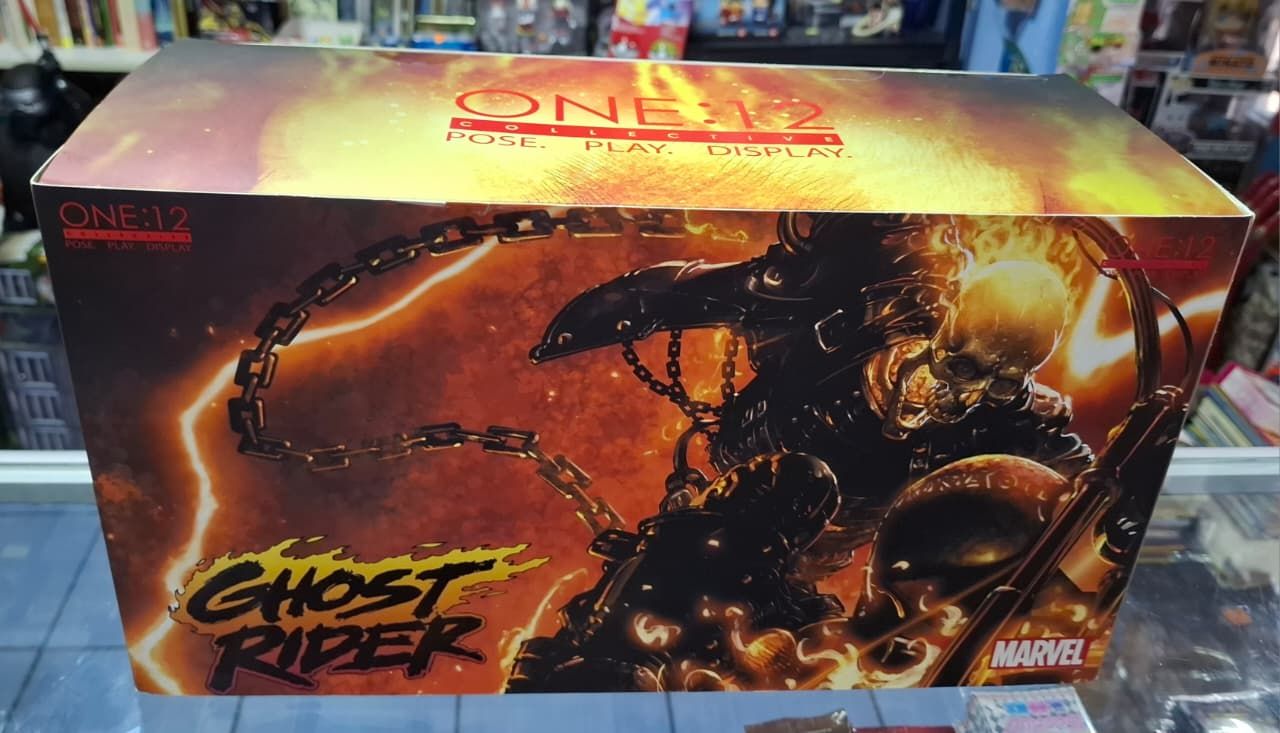 BA34 Mezco 1/12 Ghost Rider Figura Marvel