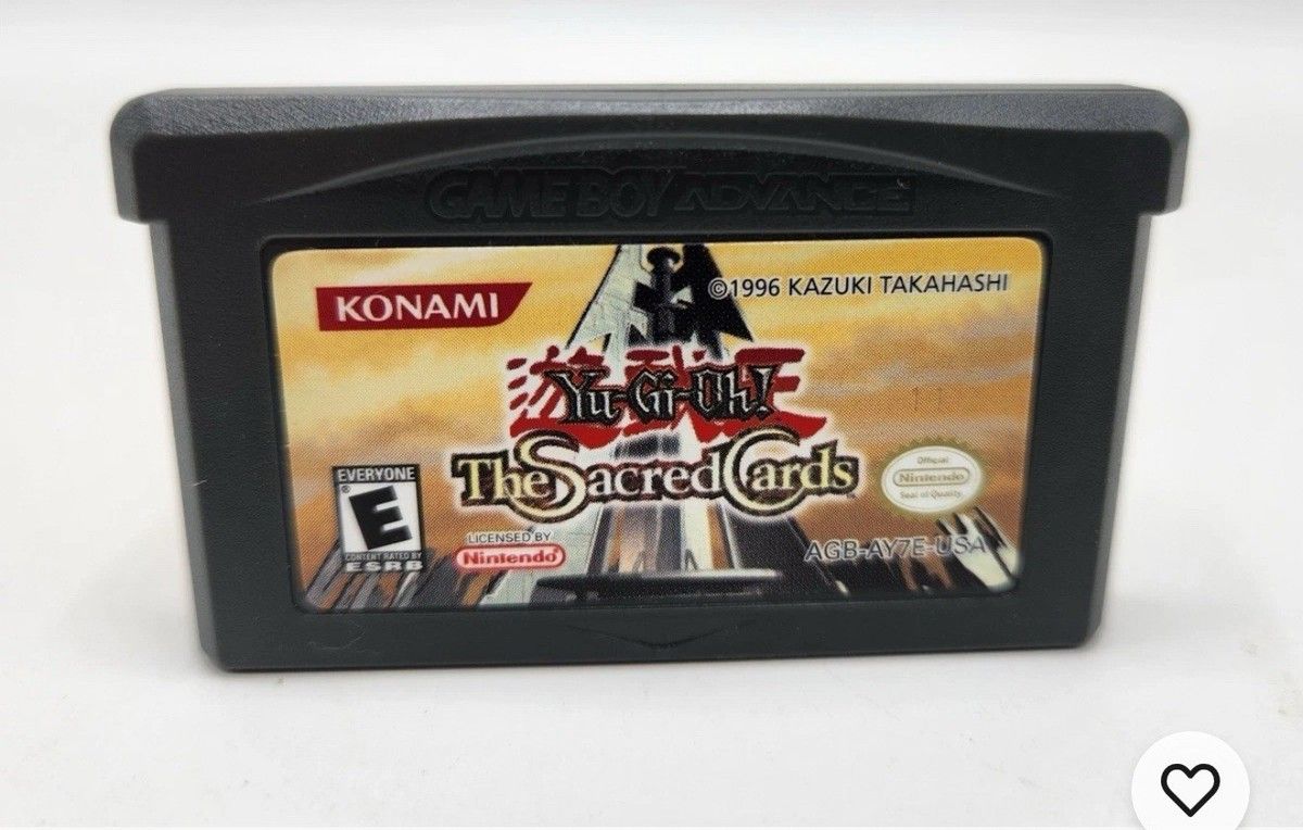 SH Yugioh The Sacred Cards Nintendo Game Boy Advance Cartucho