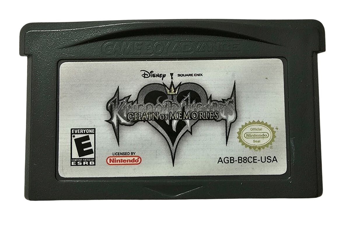 SH Kingdom Hearts Chain of Memories Nintendo Game Boy Advance Cartucho