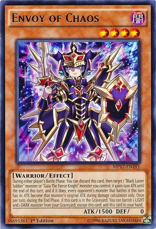 Envoy of Chaos - MP17-EN191 - Rare 1st Edition 2017 Mega-Tins 1st Edition Singles