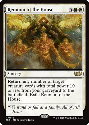 SJ Reunion of the House - Commander: Tarkir: Dragonstorm (TDC) Commander: Tarkir: Dragonstorm
