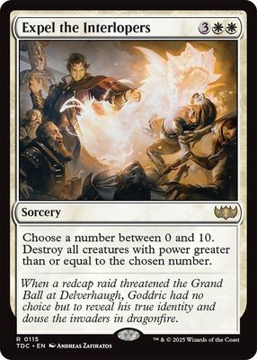 SJ Expel the Interlopers - Commander: Tarkir: Dragonstorm (TDC) Commander: Tarkir: Dragonstorm