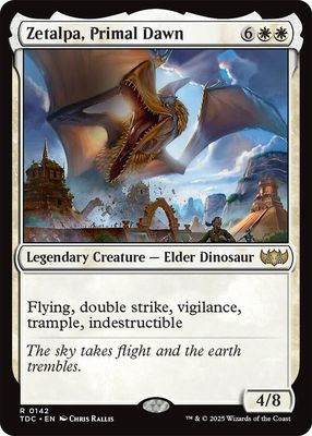 SJ Zetalpa, Primal Dawn - Commander: Tarkir: Dragonstorm (TDC) Commander: Tarkir: Dragonstorm