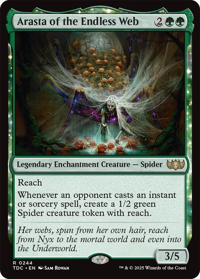 SJ Arasta of the Endless Web - Commander: Tarkir: Dragonstorm (TDC) Commander: Tarkir: Dragonstorm