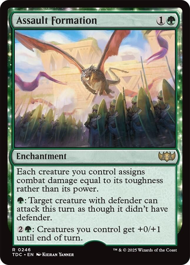 SJ Assault Formation - Commander: Tarkir: Dragonstorm (TDC) Commander: Tarkir: Dragonstorm