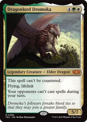 SJ Dragonlord Dromoka - Commander: Tarkir: Dragonstorm (TDC) Commander: Tarkir: Dragonstorm