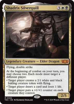 SJ Shadrix Silverquill - Commander: Tarkir: Dragonstorm (TDC) Commander: Tarkir: Dragonstorm