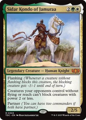 SJ Sidar Kondo of Jamuraa - Commander: Tarkir: Dragonstorm (TDC) Commander: Tarkir: Dragonstorm