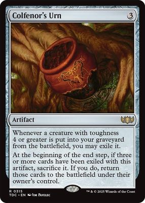 SJ Colfenor&#39;s Urn - Commander: Tarkir: Dragonstorm (TDC) Commander: Tarkir: Dragonstorm