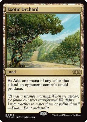 SJ Exotic Orchard - Commander: Tarkir: Dragonstorm (TDC) Commander: Tarkir: Dragonstorm