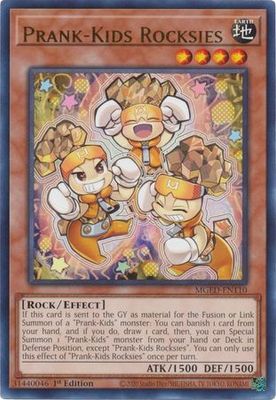 Prank-Kids Rocksies - MGED-EN110 - Rare 1st Edition Maximum Gold El Dorado 1st Edition Singles