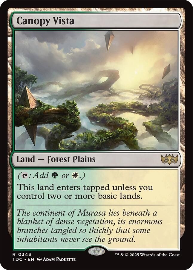 SJ Canopy Vista - Commander: Tarkir: Dragonstorm (TDC) Commander: Tarkir: Dragonstorm