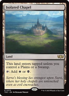 SJ Isolated Chapel - Commander: Tarkir: Dragonstorm (TDC) Commander: Tarkir: Dragonstorm