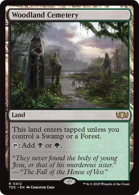 SJ Woodland Cemetery - Commander: Tarkir: Dragonstorm (TDC) Commander: Tarkir: Dragonstorm