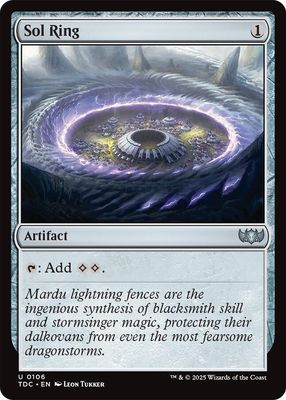 SJ Sol Ring - Commander: Tarkir: Dragonstorm (TDC) Commander: Tarkir: Dragonstorm
