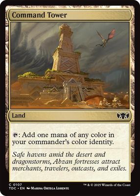 SJ Command Tower - Commander: Tarkir: Dragonstorm (TDC) Commander: Tarkir: Dragonstorm
