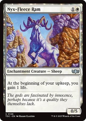 SJ Nyx-Fleece Ram - Commander: Tarkir: Dragonstorm (TDC) Commander: Tarkir: Dragonstorm
