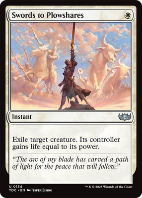 SJ Swords to Plowshares - Commander: Tarkir: Dragonstorm (TDC) Commander: Tarkir: Dragonstorm