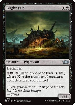 SJ Blight Pile - Commander: Tarkir: Dragonstorm (TDC) Commander: Tarkir: Dragonstorm