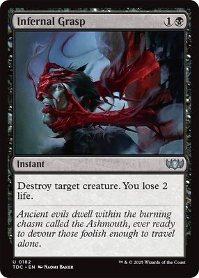 SJ Infernal Grasp - Commander: Tarkir: Dragonstorm (TDC) Commander: Tarkir: Dragonstorm (RIFAN2)