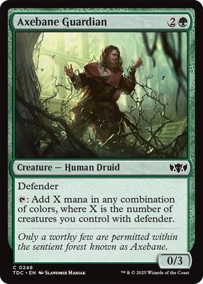 Axebane Guardian - Commander: Tarkir: Dragonstorm (TDC) Commander: Tarkir: Dragonstorm