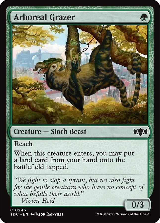Arboreal Grazer - Commander: Tarkir: Dragonstorm (TDC) Commander: Tarkir: Dragonstorm