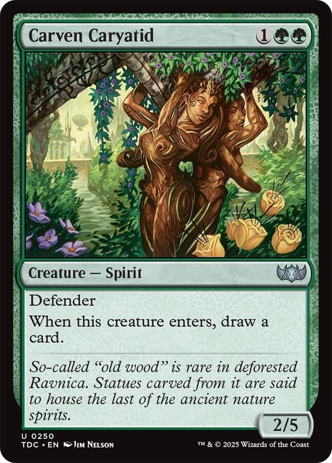 SJ Carven Caryatid - Commander: Tarkir: Dragonstorm (TDC) Commander: Tarkir: Dragonstorm