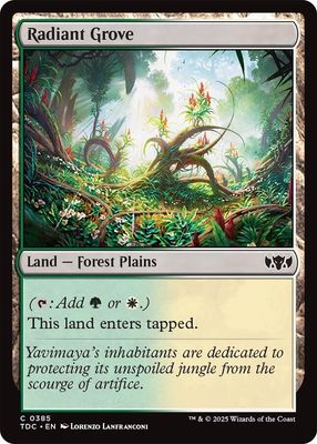 SJ Radiant Grove - Commander: Tarkir: Dragonstorm (TDC) Commander: Tarkir: Dragonstorm